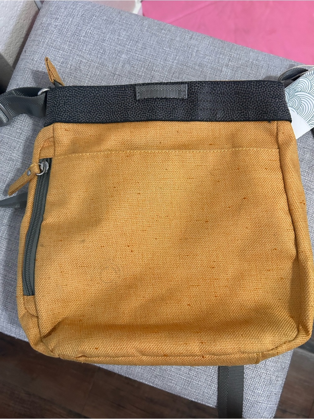 Haiku Mustard Yellow Crossbody Bag - Picture 4 of 8